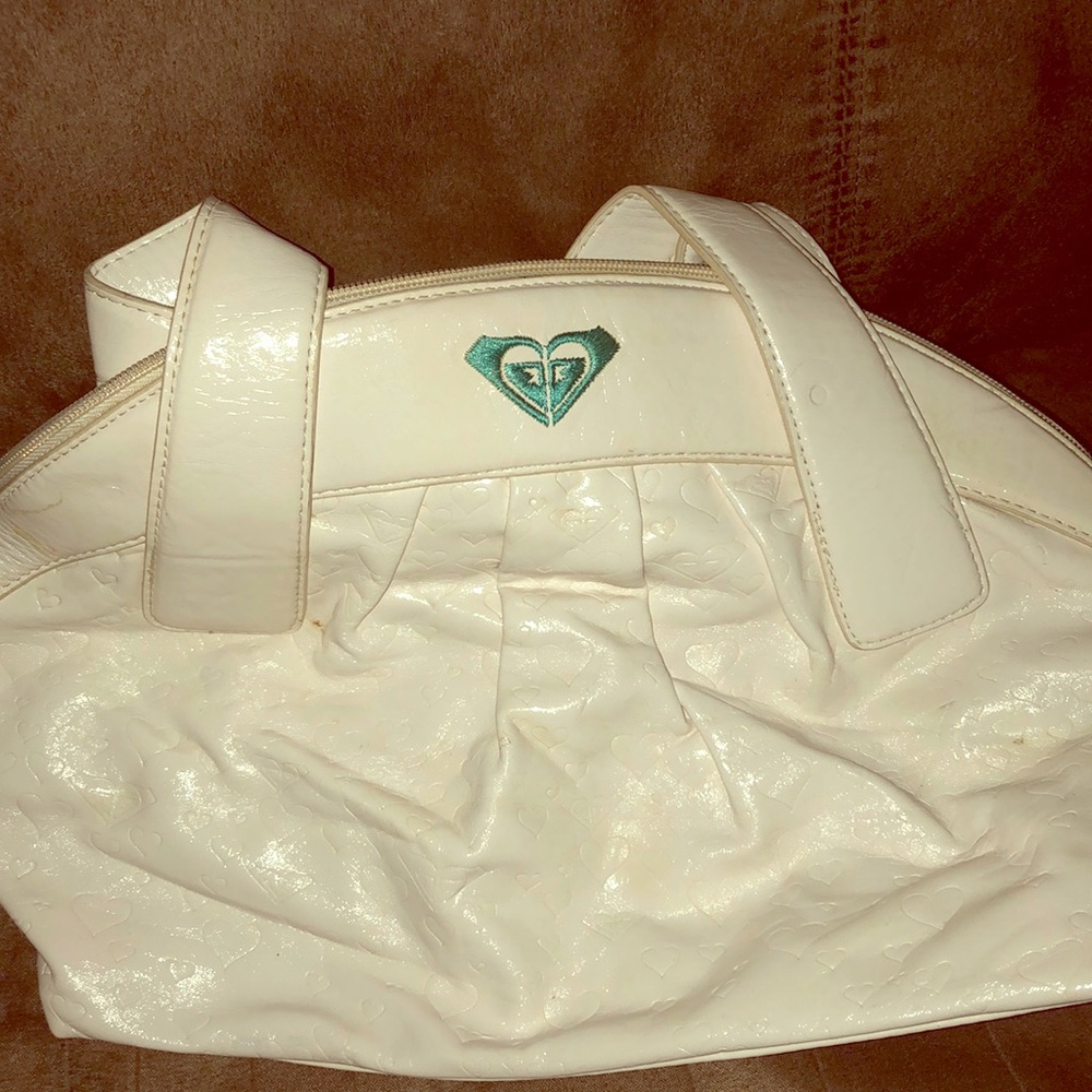 Roxy white handbag
